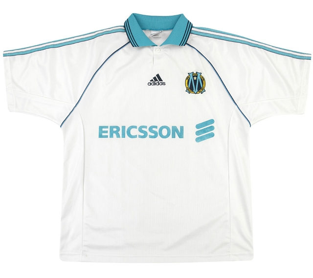 Camisa I Olympique de Marseille 1998 1999 Adidas retro